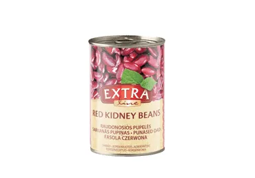 KONSERVĒTAS SARKANĀS PUPIŅAS EXTRA LINE 400G