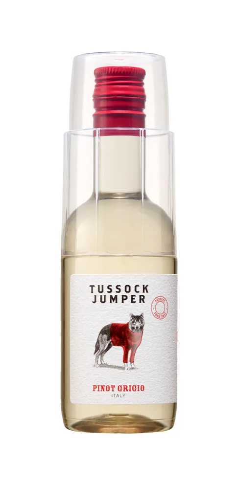Baltvīns Tussock Jumper Pinot Grigio, sauss, 11,5%-12%, 0,187 l
