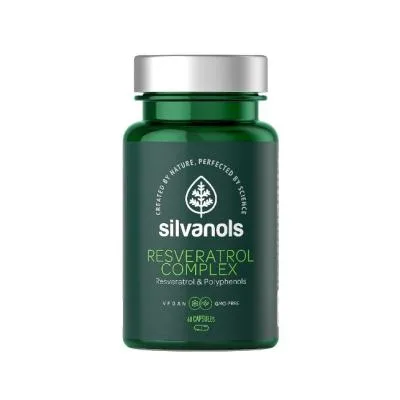 Silvanols Resveratrol Complex kapsulas N60