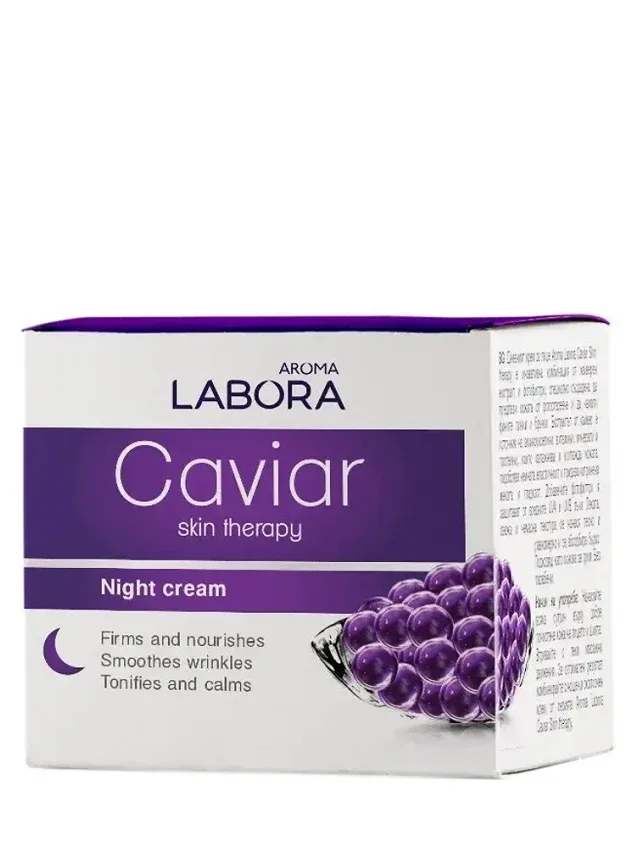 Aroma Labora Caviar Skin Therapy nakts sejas krēms, 50 ml