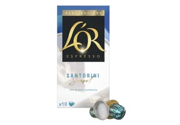 KAFIJAS KAPSULAS L'OR SANTORINI 10X5,2G
