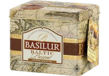 MELNĀ TĒJA BASILUR BALTIC PRESENT 100G