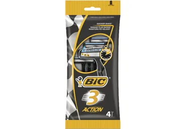 VIENREIZĒJIE SKUVEKĻI BIC 3 ACTION 4GAB.
