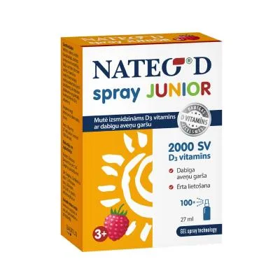 Nateo D Junior Spray 2000SV izsmidzināms līdzeklis 27 ml