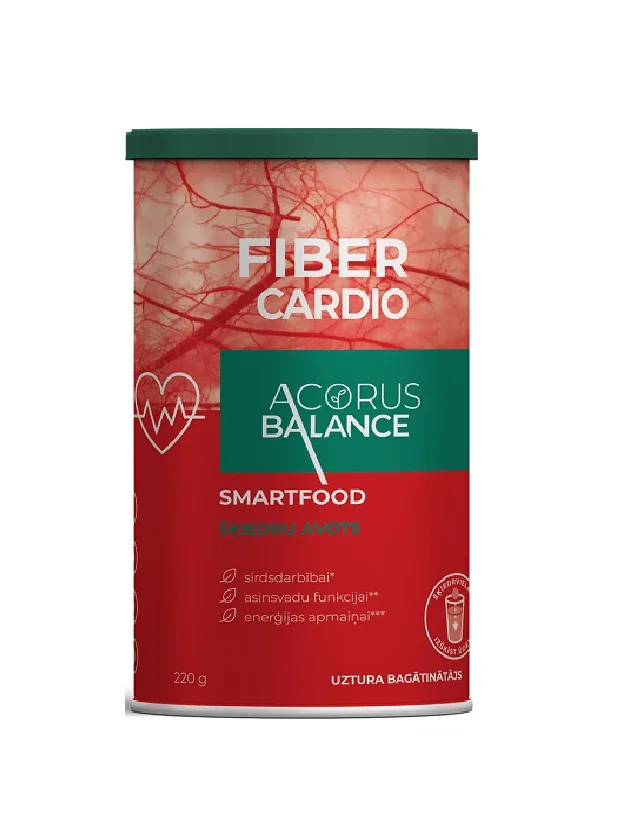 Acorus Balance šķiedrvielas komplekss fiber cardio, 220 g