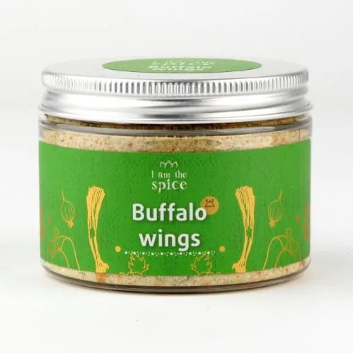 GARŠVIELU MAISĪJUMS BUFFALO WINGS, CEPTIEM VISTAS SPĀRNIEM, 100G