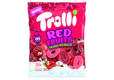 ŽELEJKONFEKTES RED FRUITS TROLLI 100G