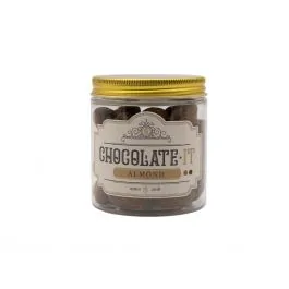 MANDELES KARAMELIZĒTAS TUMŠAJĀ UN PIENA ŠOKOLĀDĒ AR KAFIJU 2% 150G CHOCOLATE IT