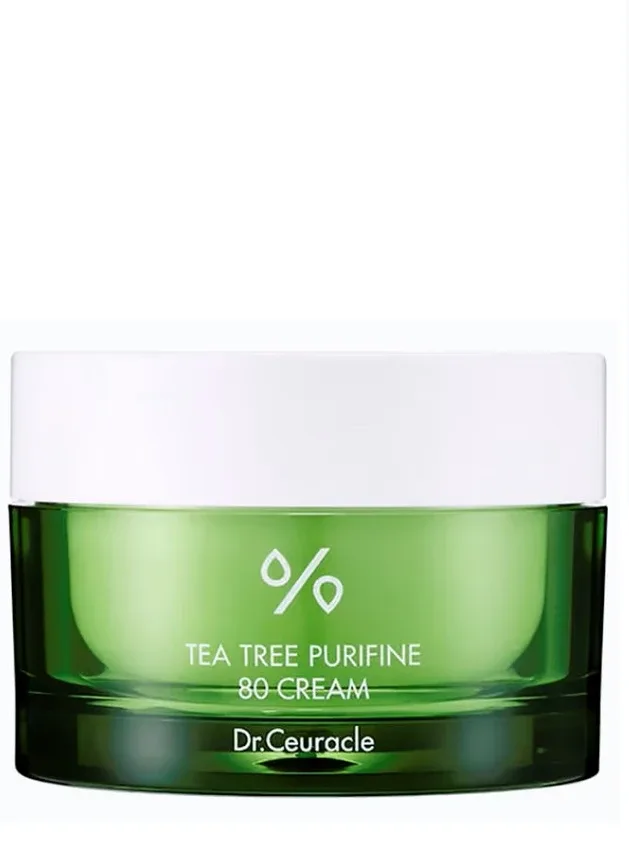 Dr. Ceuracle Tea Tree Purifine 80 sejas krēms, 50 g