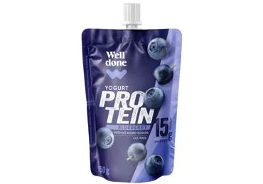 JOGURTS PROTEIN MELLEŅU WELL DONE 150G