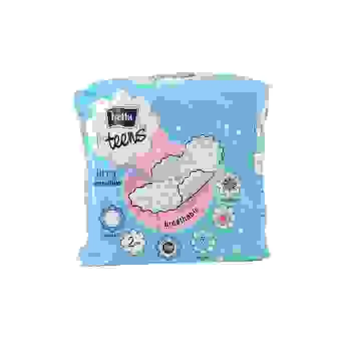 HIGIĒNAS PAKETES JAUNĀM MEITENĒM BELLA TEENS SENSITIVE ULTRA SOFT,10GB