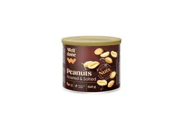 ZEMESRIEKSTI WELL DONE GRAUZDĒTI SĀLĪTI 140G