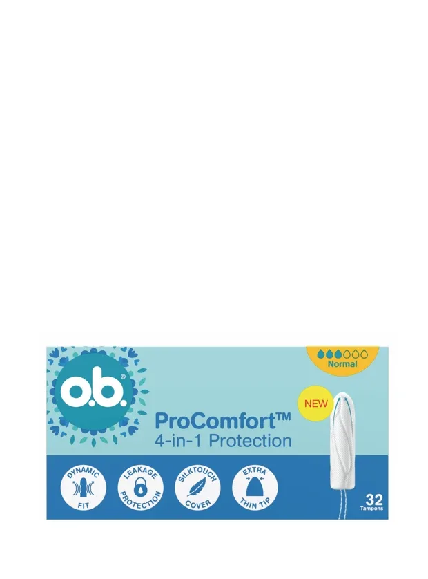 Ob higiēniskie tamponi procomfort normal, 32 gb.
