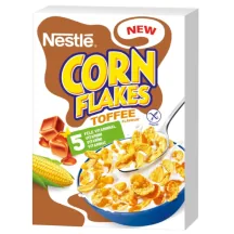 KUKURŪZAS PĀRSLAS NESTLE CORN FLAKES AR ĪRISA GARŠU UN VITAMĪNIEM 350G