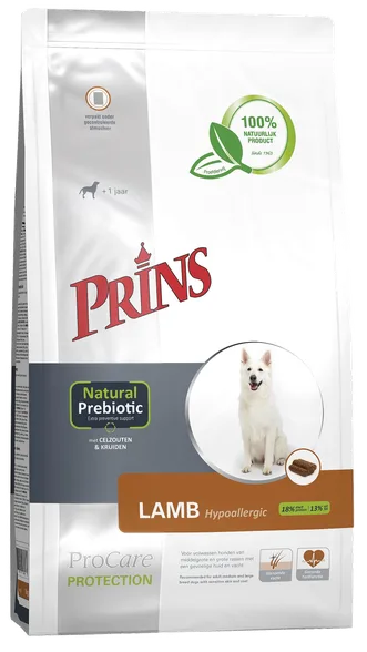 Prins Procare Protection Lamb hypoallergic sausā barība, 20 kg