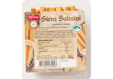 KŪPINĀTI SIERA SALMIŅI TOP FOOD 100G