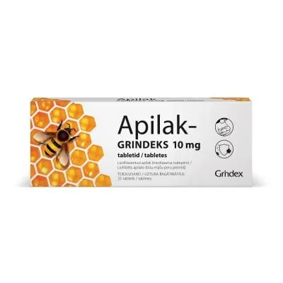 Apilak-Grindeks 10 mg tabletes N25