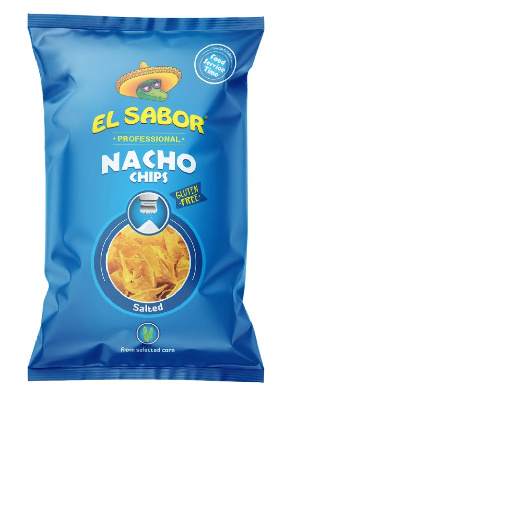 KUKURŪZAS ČIPSI EL SABOR, AR SĀLI, 425G