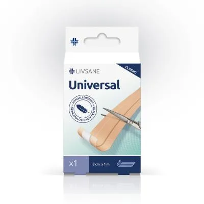 Livsane Classic universālais plāksteris 8CMX1M N1