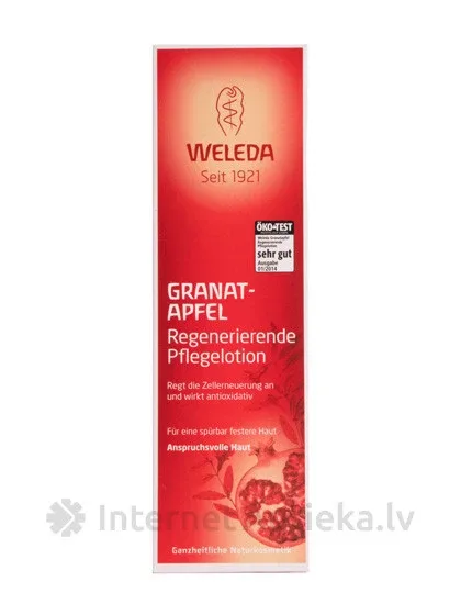 Weleda granātābolu atjaunojošs pieniņš ķermenim, 200 ml