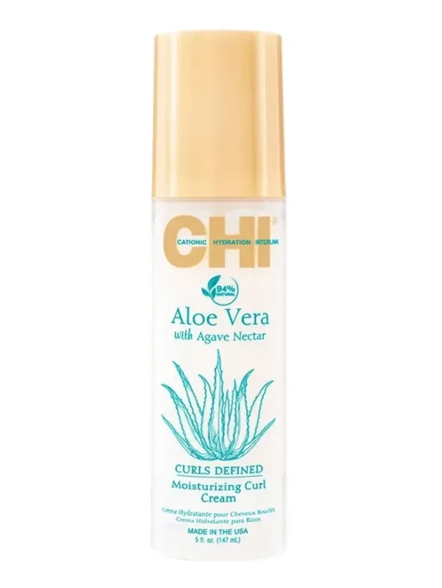 Chi Aloe Vera mitrinošs krēms lokainiem matiem, 147 ml