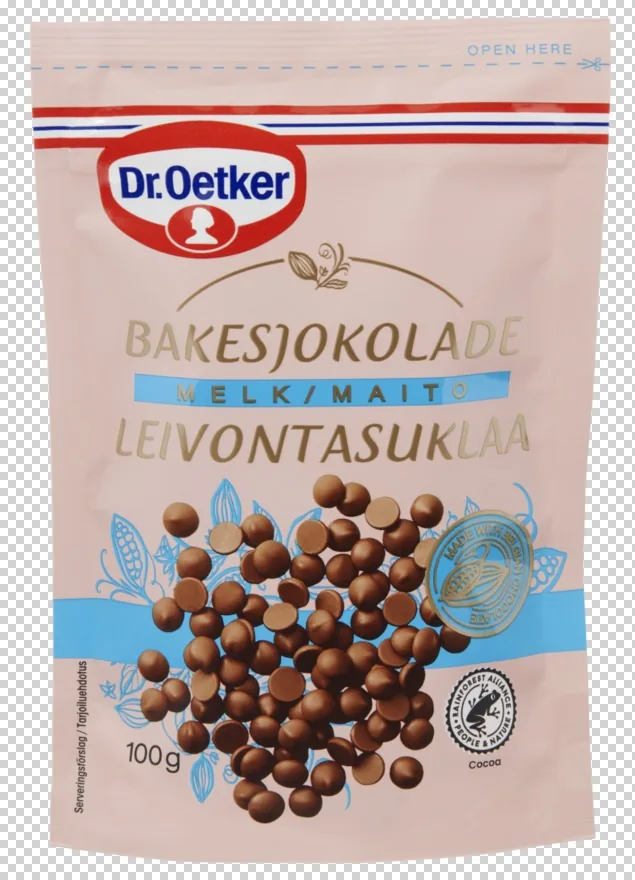 MILK CHOCOLATE COUVERTURE DROPS 100G