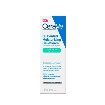 Cerave mitrinošs gelveida krēms kombinētai/taukainai ādai 52 ml