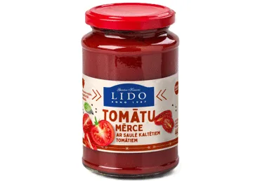 TOMĀTU MĒRCE AR SAULĒ KALTĒTIEM TOMĀTIEM LIDO 440G