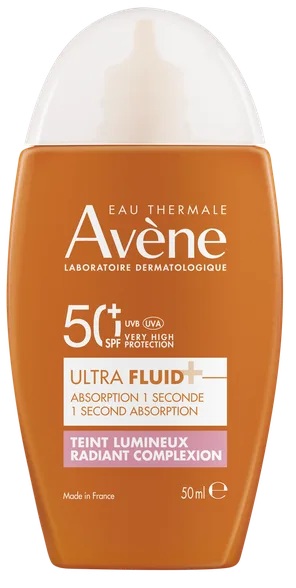 Avene Sun Ultra Fluid radiance SPF 50+ fluīds, 50 ml