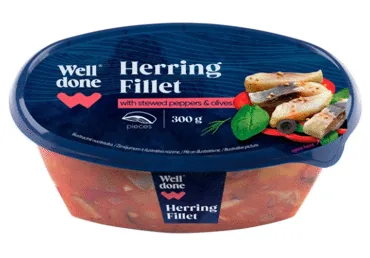 SIĻĶU FILEJA AR PAPRIKU UN OLĪVĀM WELL DONE  300G