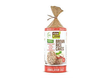 GALETES RICE UP BRŪNO RĪSU AR HIMALAJU SĀLI 120G