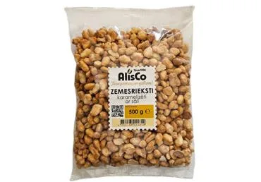 KARAMELIZĒTI ZEMESRIEKSTI ALIS CO 500G
