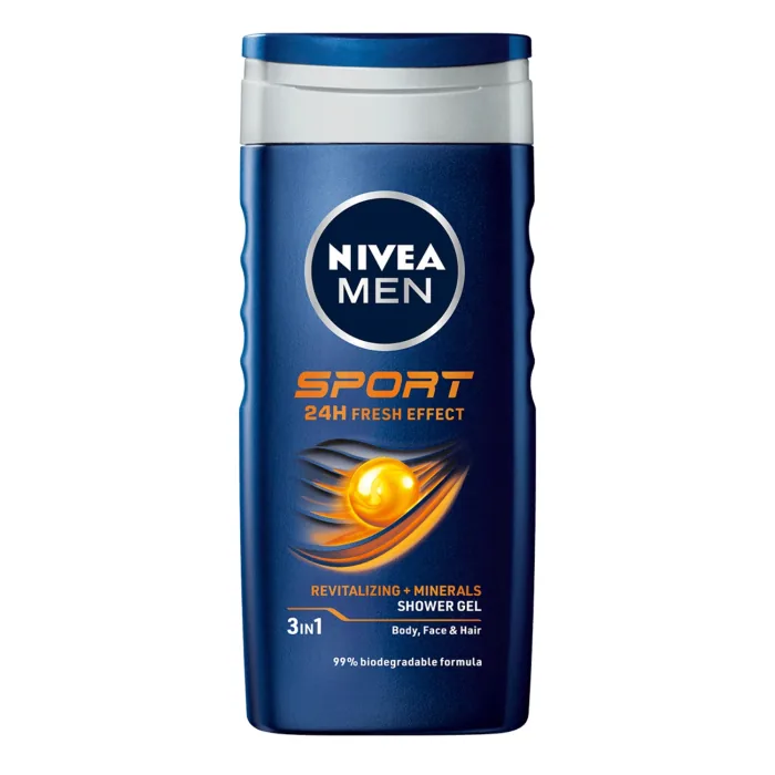 DUŠAS ŽELEJA NIVEA SPORT VĪRIEŠU 250ML