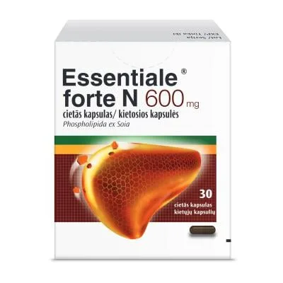Essentiale Forte N 600 mg cietās kapsulas N30