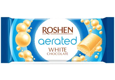 BALTĀ ŠOKOLĀDE BUBBLE ROSHEN 80G