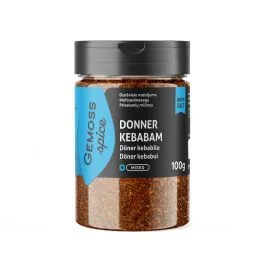 GARŠVIELU MAISĪJUMS DONNER KEBABAM, AR SĀLI 100G GEMOSS SPICE
