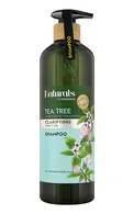 NATURALS BY WATSONS TEA TREE ŠAMPŪNS TAUKAINIEM MATIEM AR NOSLIECI UZ BLAUGZNĀM, 490ML