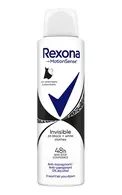 REXONA INVISIBLE ON BLACK+WHITE CLOTHES IZSMIDZINĀMS ANTIPERSPIRANTS, 150ML