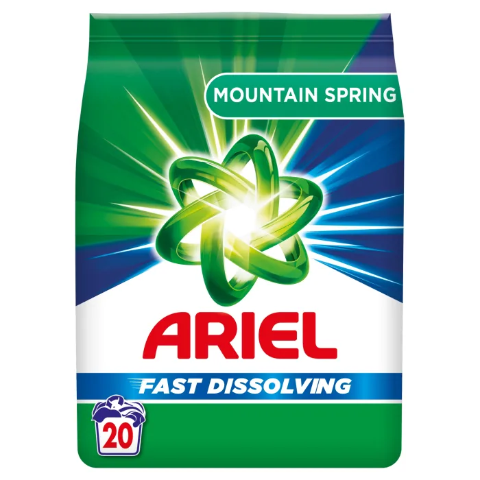 VEĻAS MAZGĀŠANAS PULVERIS ARIEL MOUNTAIN SPRING 1,1KG