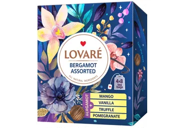 TĒJAS KOMPLEKTS LOVARE BERGAMOT 4X8GAB.64G