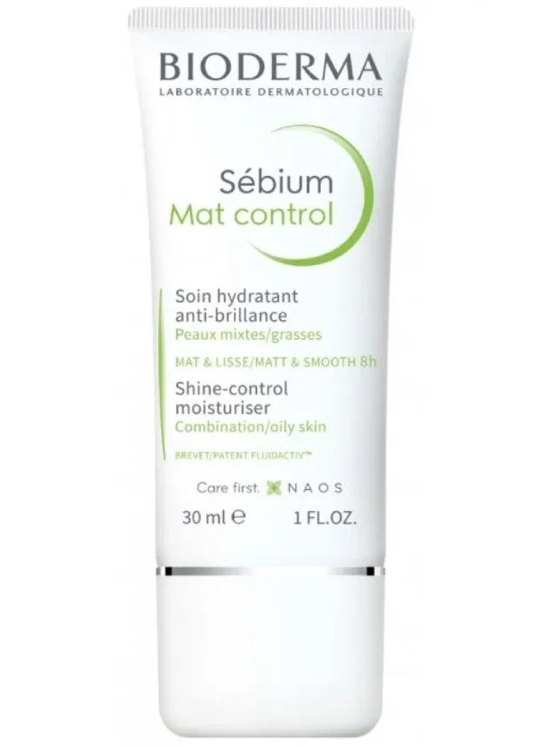 Увлажняющий крем Bioderma Sébium Mat Control для комбинированной или жирной кожи, 30 мл
