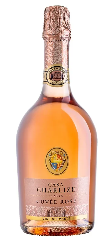 Dzirkstošais vīns Casa Charlize Rosato Spumante, rozā, sauss, 11%, 0,75 l