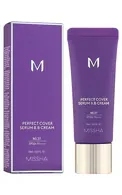 MISSHA PERFECT COVER SERUMA BB KRĒMS SEJAI SPF50+, NO.27, HONEY BEIGE, 20ML