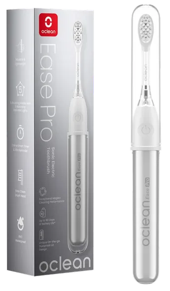 Oclean Ease Pro Silver elektriskā zobu birste, 1 gab.