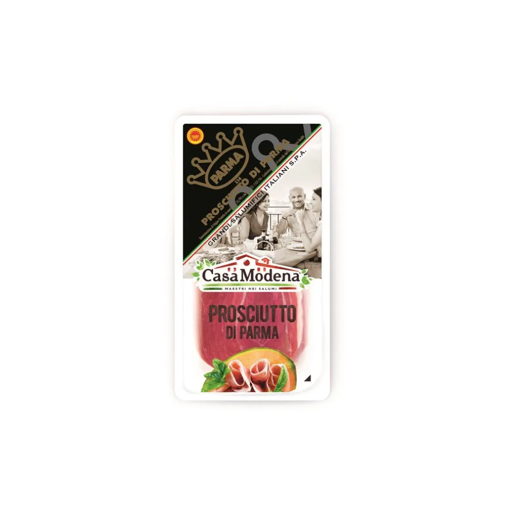 CŪKGAĻAS ŠĶIŅĶIS PROSCIUTTO DI PARMA DOP, VĪT., SAGR., 70G, CASA MODENA