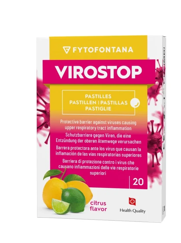 Fytofontana virostop pastilas ar citrusu garšu, 20 gb.