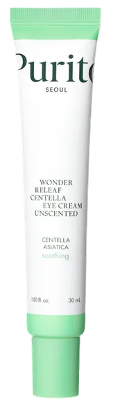Purito Wonder Releaf Centella unscented acu krēms, 30 ml