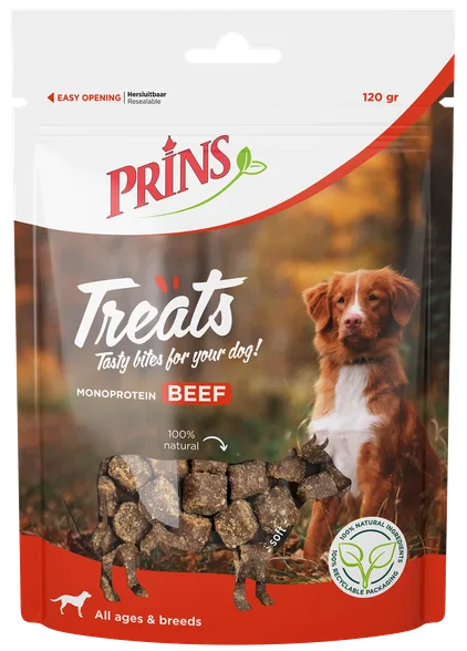 Prins Treats Beef kārumi, 120 g
