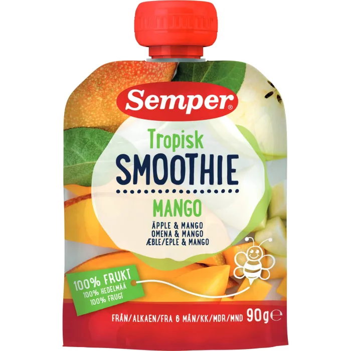 BIEZSULA SEMPER ĀBOLU UN MANGO NO 6 MĒNEŠU VECUMA 90G