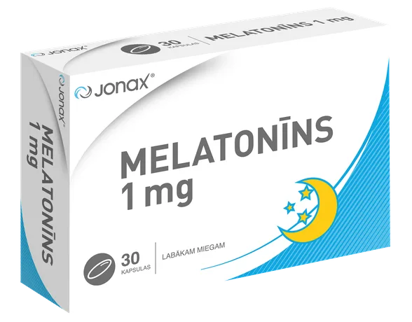 Jonax melatonīns 1 mg kapsulas, 30 gab.